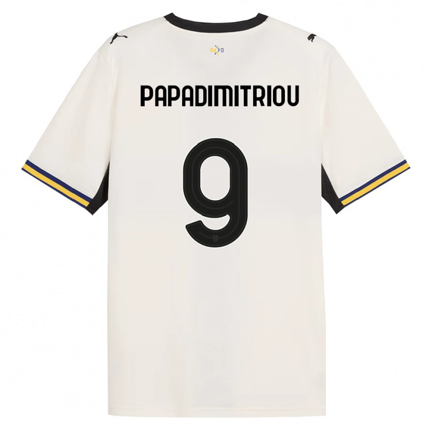 Danxen Homem Camisola Eirinaios Papadimitriou #9 Off-White Preto Amarelo Principal 2026/27 Camisa