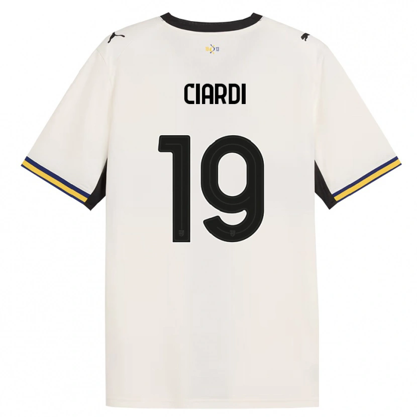 Danxen Homem Camisola Alessandro Ciardi #19 Off-White Preto Amarelo Principal 2026/27 Camisa
