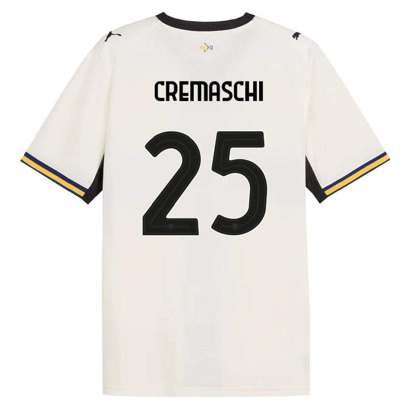 Danxen Homem Camisola Benja Cremaschi #25 Off-White Preto Amarelo Principal 2026/27 Camisa