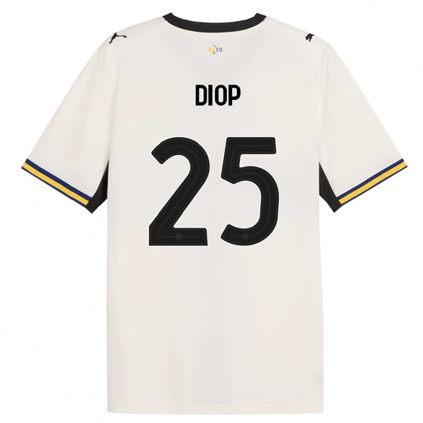 Danxen Homem Camisola Doro Diop #25 Off-White Preto Amarelo Principal 2026/27 Camisa