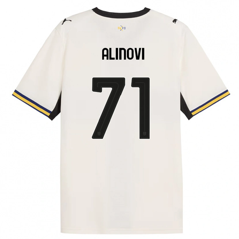 Danxen Homem Camisola Filippo Alinovi #71 Off-White Preto Amarelo Principal 2026/27 Camisa