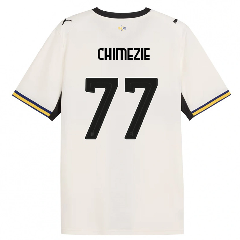 Danxen Homem Camisola Giorgio Chimezie #77 Off-White Preto Amarelo Principal 2026/27 Camisa