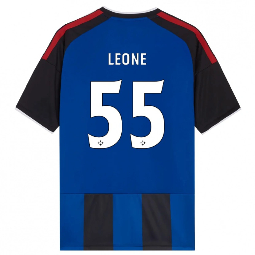 Danxen Homem Camisola Giuseppe Leone #55 Azul Preto Branco Vermelho Principal 2026/27 Camisa