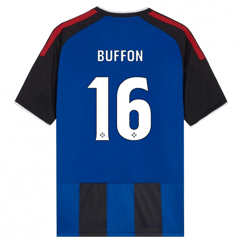Danxen Homem Camisola Louis Buffon #16 Azul Preto Branco Vermelho Principal 2026/27 Camisa