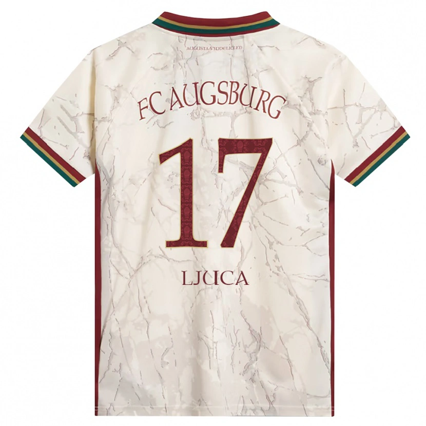 Danxen Homem Camisola Milosch Ljuca #17 Verde Arroz Branco Bordô Principal 2026/27 Camisa