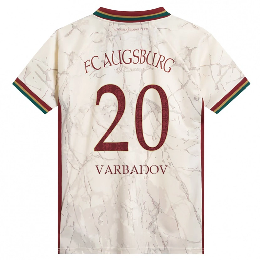 Danxen Homem Camisola Svetoslav Varbanov #20 Verde Arroz Branco Bordô Principal 2026/27 Camisa