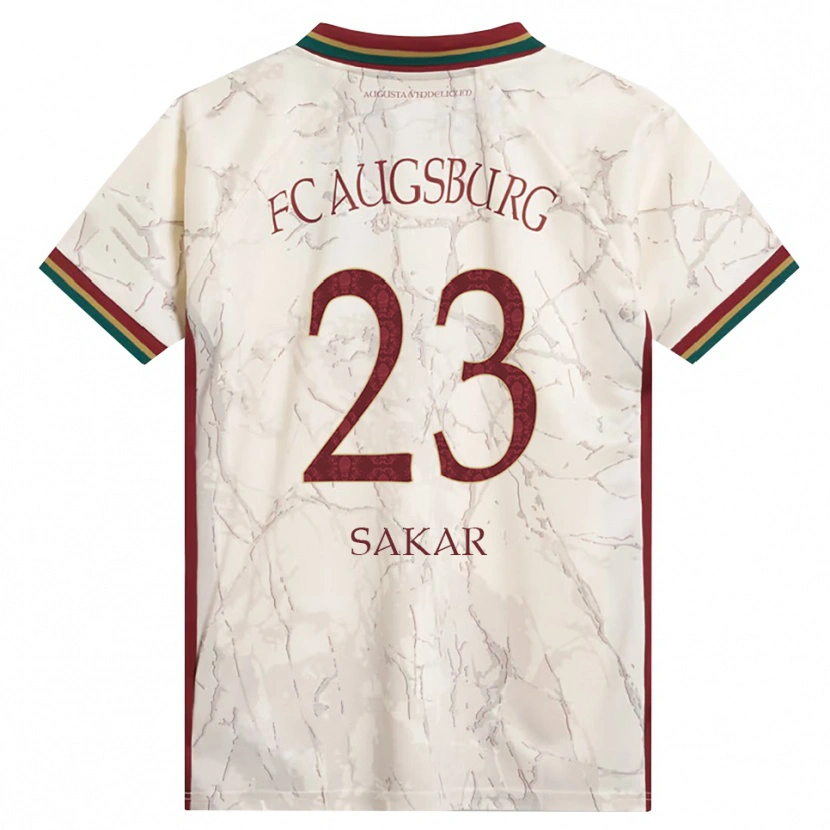 Danxen Homem Camisola Faik Sakar #23 Verde Arroz Branco Bordô Principal 2026/27 Camisa