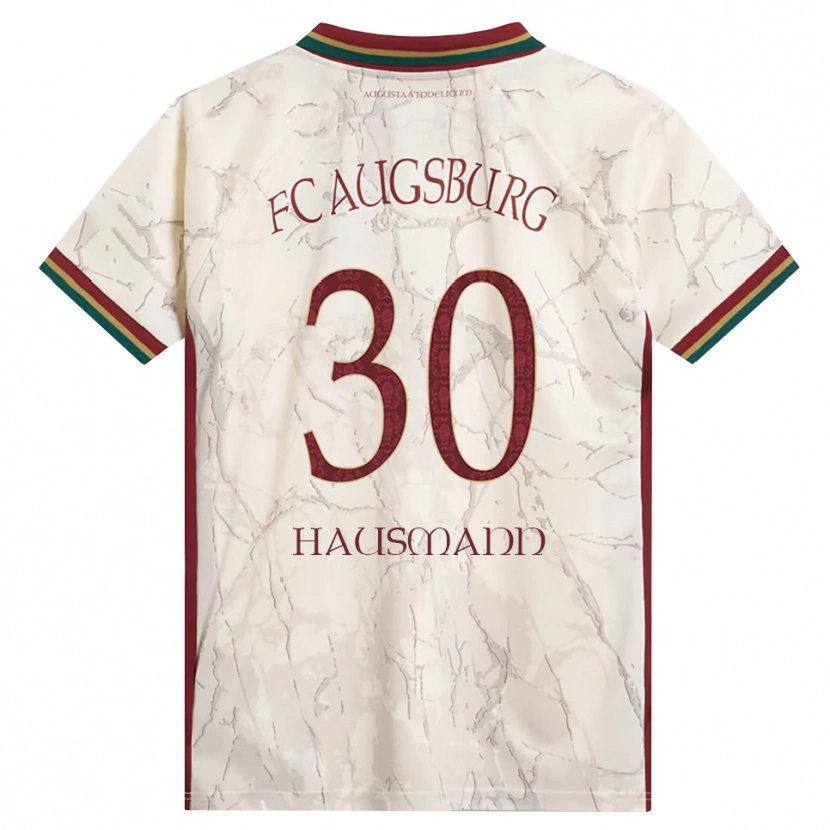 Danxen Homem Camisola Daniel Hausmann #30 Verde Arroz Branco Bordô Principal 2026/27 Camisa