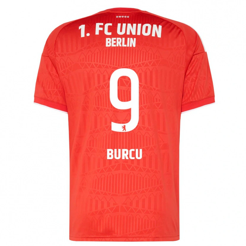 Danxen Homem Camisola Livan Burcu #9 Vermelho Branco Principal 2026/27 Camisa