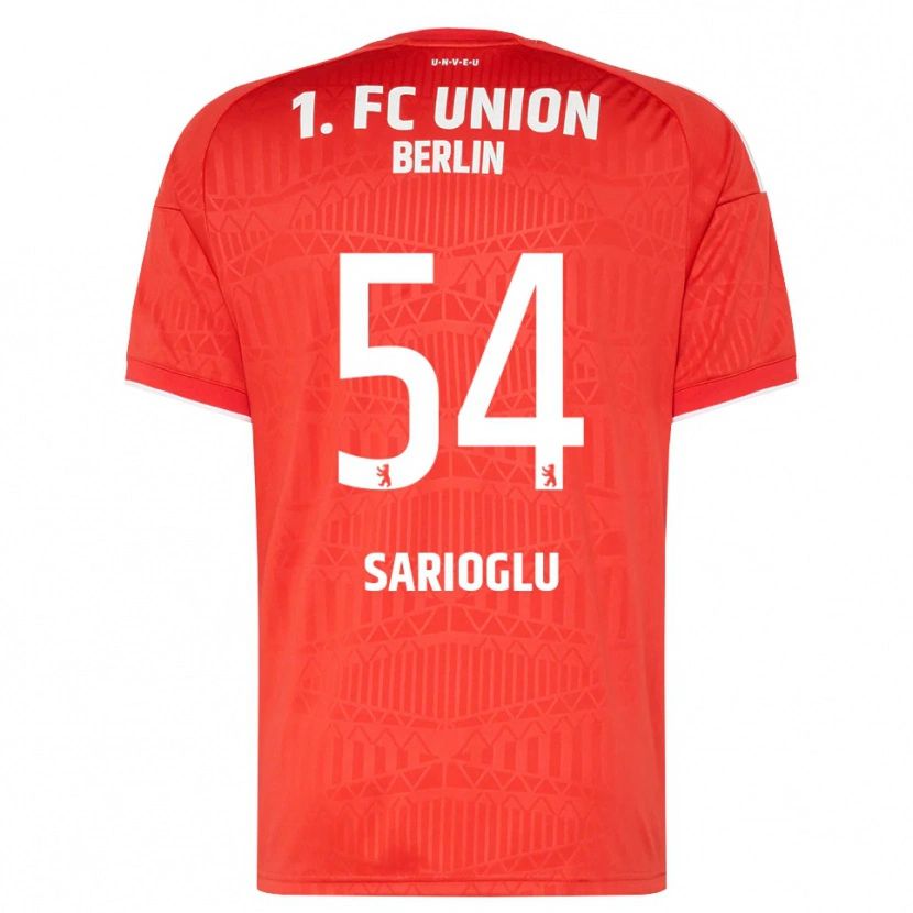 Danxen Homem Camisola Defne Sarıoğlu #54 Vermelho Branco Principal 2026/27 Camisa