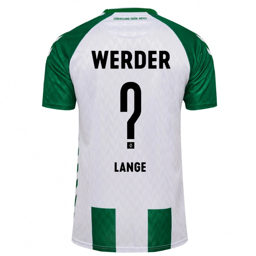 Danxen Homem Camisola Jan Lange #0 Verde Branco Principal 2026/27 Camisa