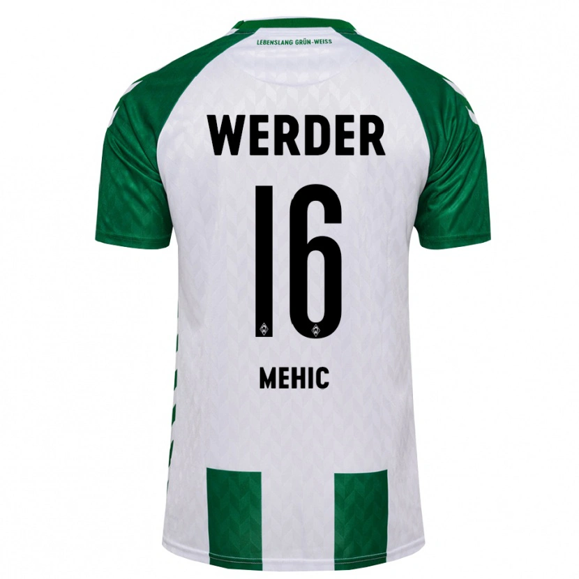 Danxen Homem Camisola Adis Mehic #16 Verde Branco Principal 2026/27 Camisa