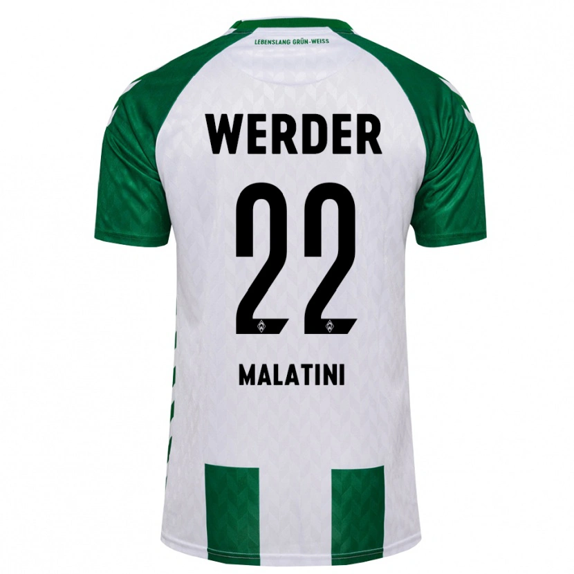 Danxen Homem Camisola Julián Malatini #22 Verde Branco Principal 2026/27 Camisa