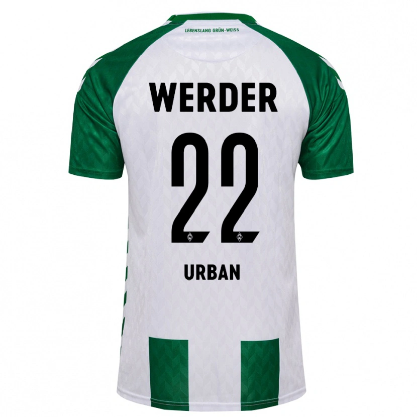 Danxen Homem Camisola Linus Urban #22 Verde Branco Principal 2026/27 Camisa