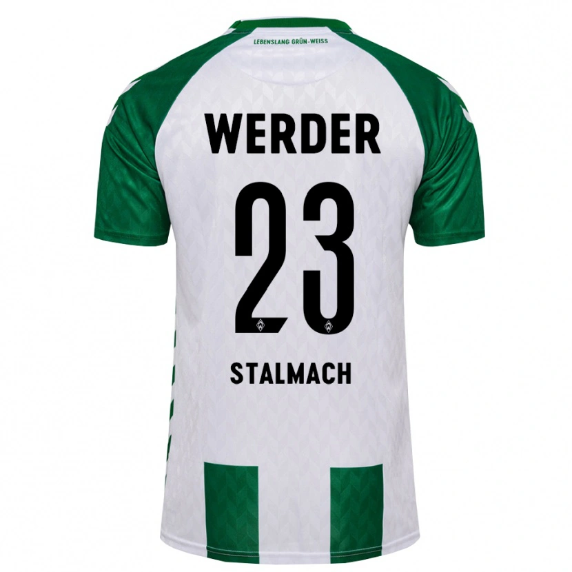 Danxen Homem Camisola Dariusz Stalmach #23 Verde Branco Principal 2026/27 Camisa