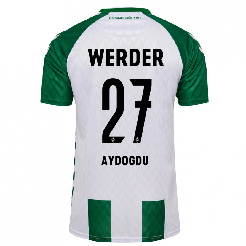 Danxen Homem Camisola Onur Aydogdu #27 Verde Branco Principal 2026/27 Camisa
