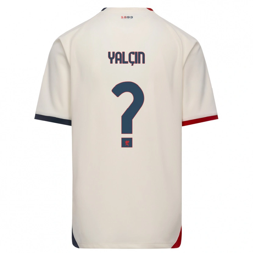 Danxen Homem Camisola Güven Yalçın #0 Branco Off-Red Alternativa 2026/27 Camisa