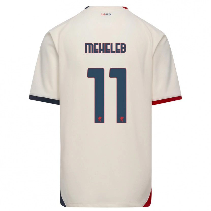 Danxen Homem Camisola Sami Meheleb #11 Branco Off-Red Alternativa 2026/27 Camisa