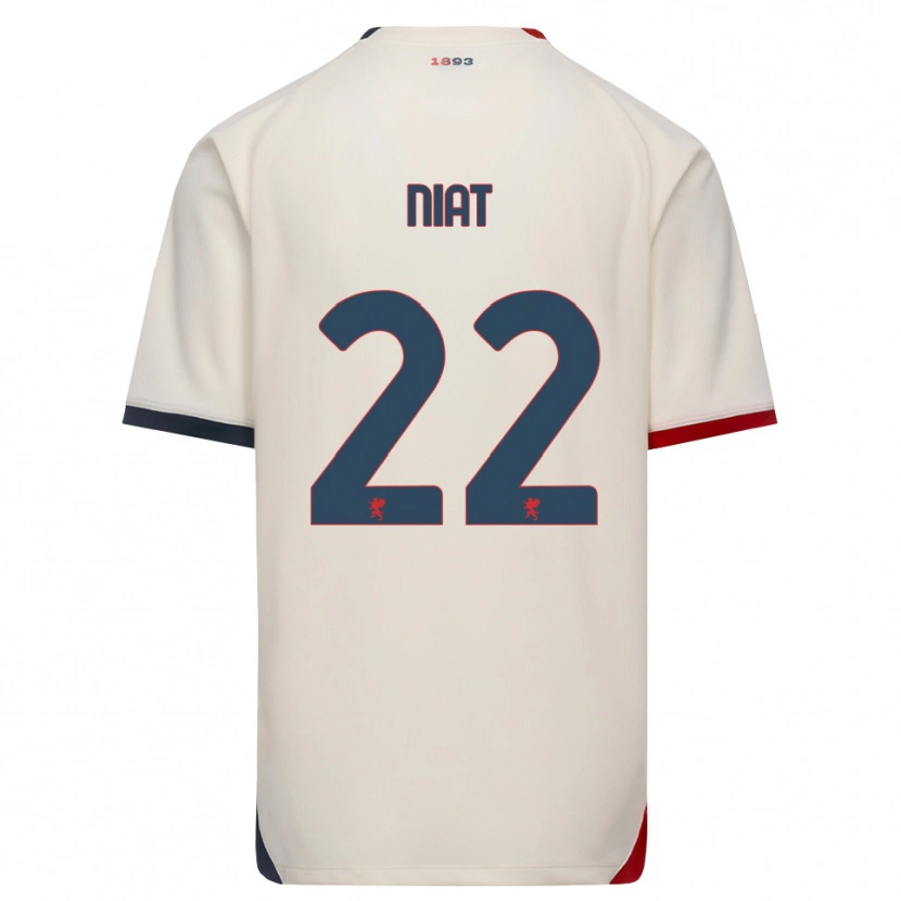 Danxen Homem Camisola Yahvan Niat #22 Branco Off-Red Alternativa 2026/27 Camisa