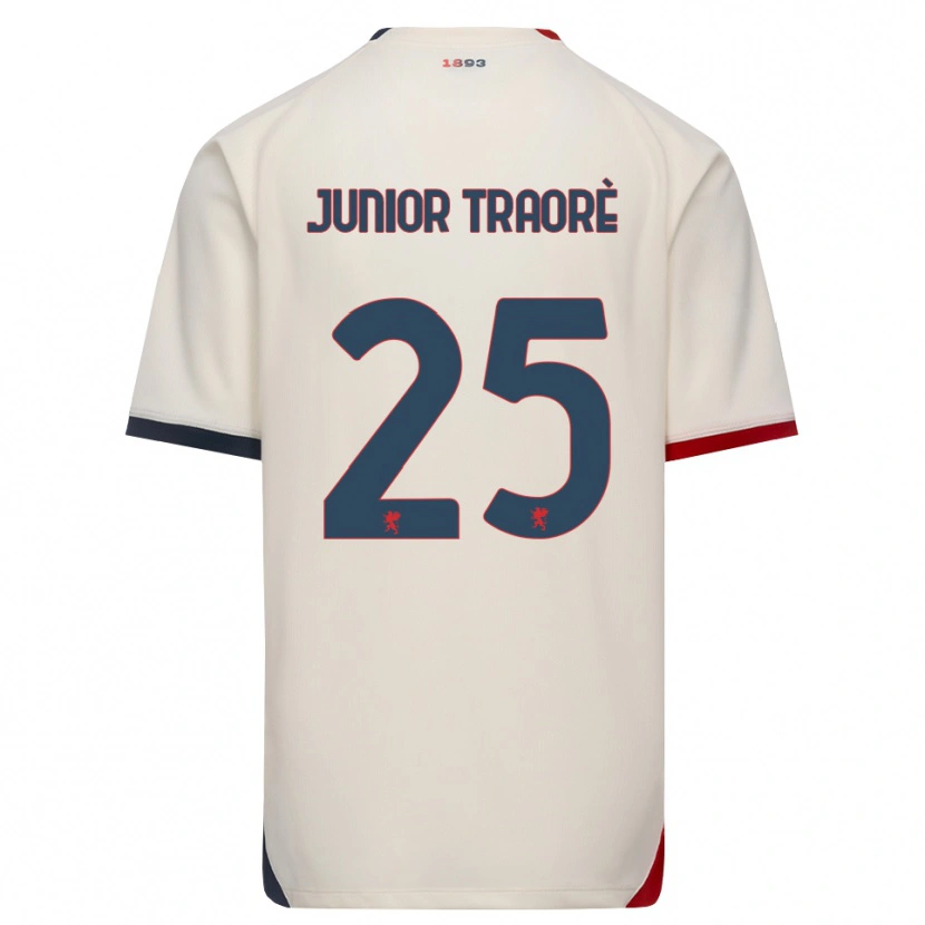 Danxen Homem Camisola Hamed Traoré #25 Branco Off-Red Alternativa 2026/27 Camisa