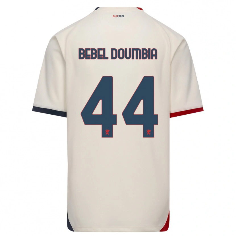 Danxen Homem Camisola Chec Bebel Doumbia #44 Branco Off-Red Alternativa 2026/27 Camisa