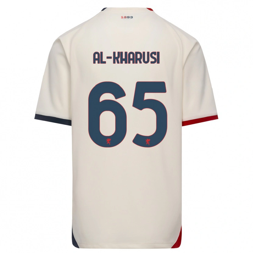 Danxen Homem Camisola Suhayb Al-Kharusi #65 Branco Off-Red Alternativa 2026/27 Camisa