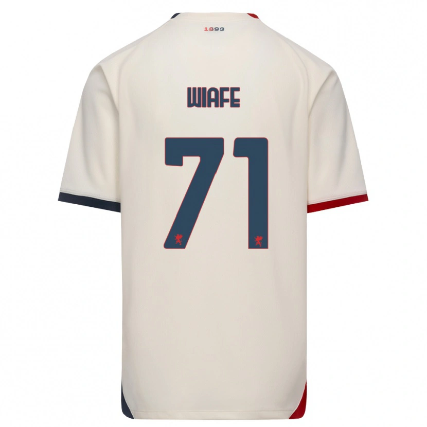 Danxen Homem Camisola Samuel Wiafe #71 Branco Off-Red Alternativa 2026/27 Camisa