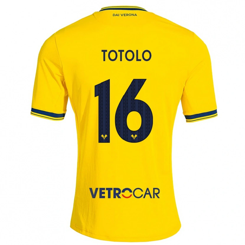 Danxen Homem Camisola Maddalena Totolo #16 Amarelo Vermelho Alternativa 2026/27 Camisa