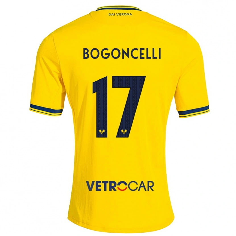 Danxen Homem Camisola Pietro Bogoncelli #17 Amarelo Vermelho Alternativa 2026/27 Camisa