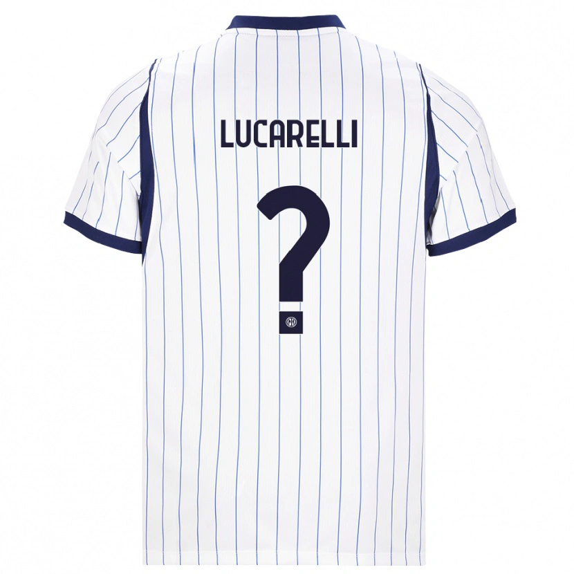 Danxen Homem Camisola Diego Lucarelli #0 Branco Azul Marinho Alternativa 2026/27 Camisa