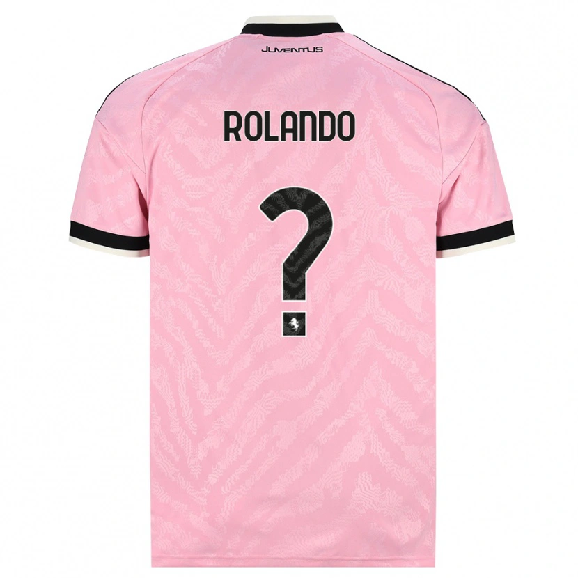 Danxen Homem Camisola Matteo Rolando #0 Preto Rosa Alternativa 2026/27 Camisa