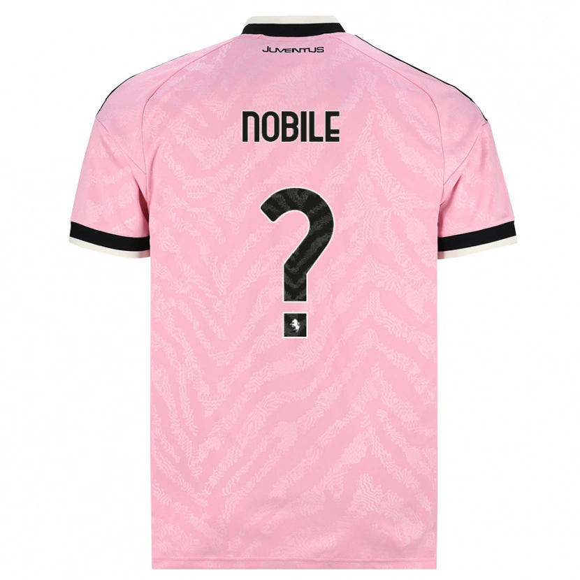 Danxen Homem Camisola Alessio Nobile #0 Preto Rosa Alternativa 2026/27 Camisa