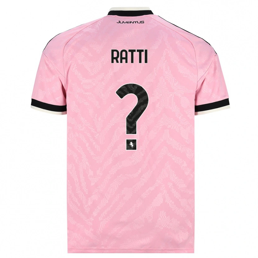 Danxen Homem Camisola Leonardo Ratti #0 Preto Rosa Alternativa 2026/27 Camisa