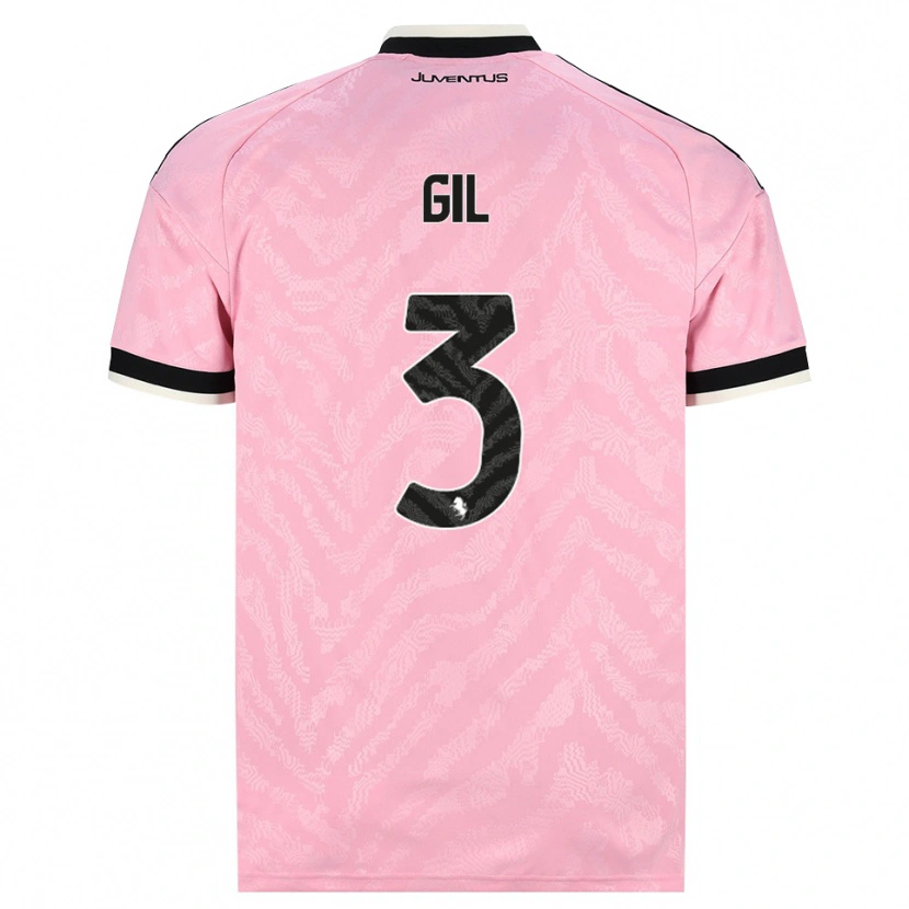 Danxen Homem Camisola Javier Gil #3 Preto Rosa Alternativa 2026/27 Camisa