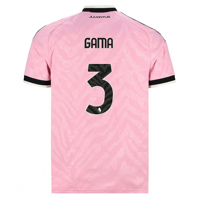 Danxen Homem Camisola Sara Gama #3 Preto Rosa Alternativa 2026/27 Camisa