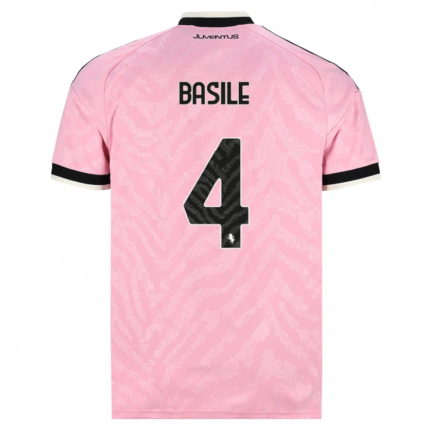 Danxen Homem Camisola Piergiorgio Basile #4 Preto Rosa Alternativa 2026/27 Camisa