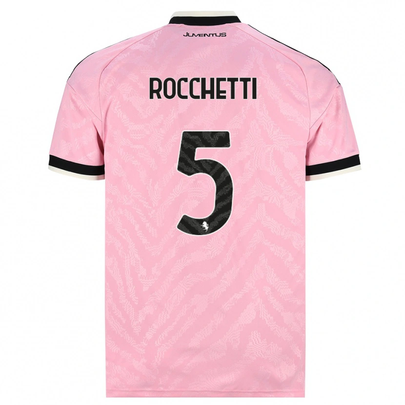 Danxen Homem Camisola Edoardo Rocchetti #5 Preto Rosa Alternativa 2026/27 Camisa
