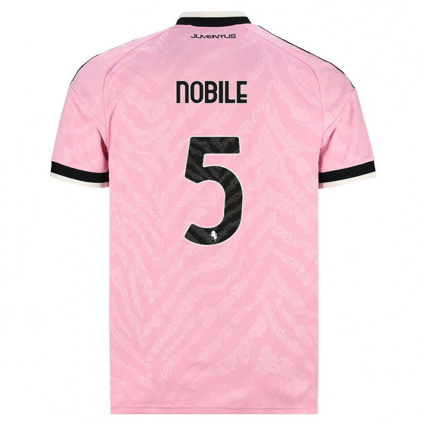Danxen Homem Camisola Riccardo Nobile #5 Preto Rosa Alternativa 2026/27 Camisa
