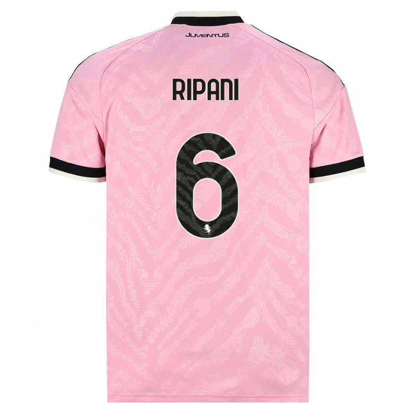 Danxen Homem Camisola Diego Ripani #6 Preto Rosa Alternativa 2026/27 Camisa