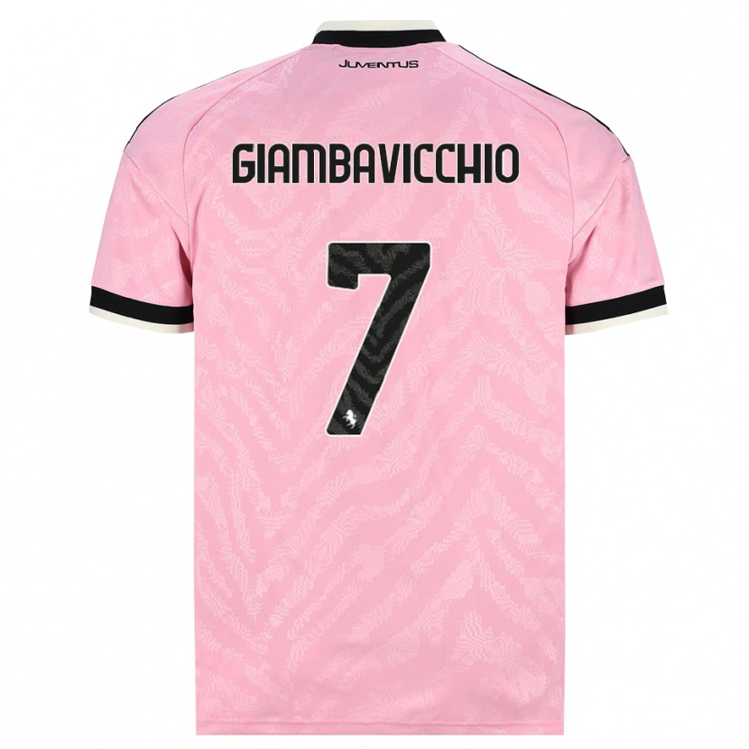 Danxen Homem Camisola Franco Giambavicchio #7 Preto Rosa Alternativa 2026/27 Camisa