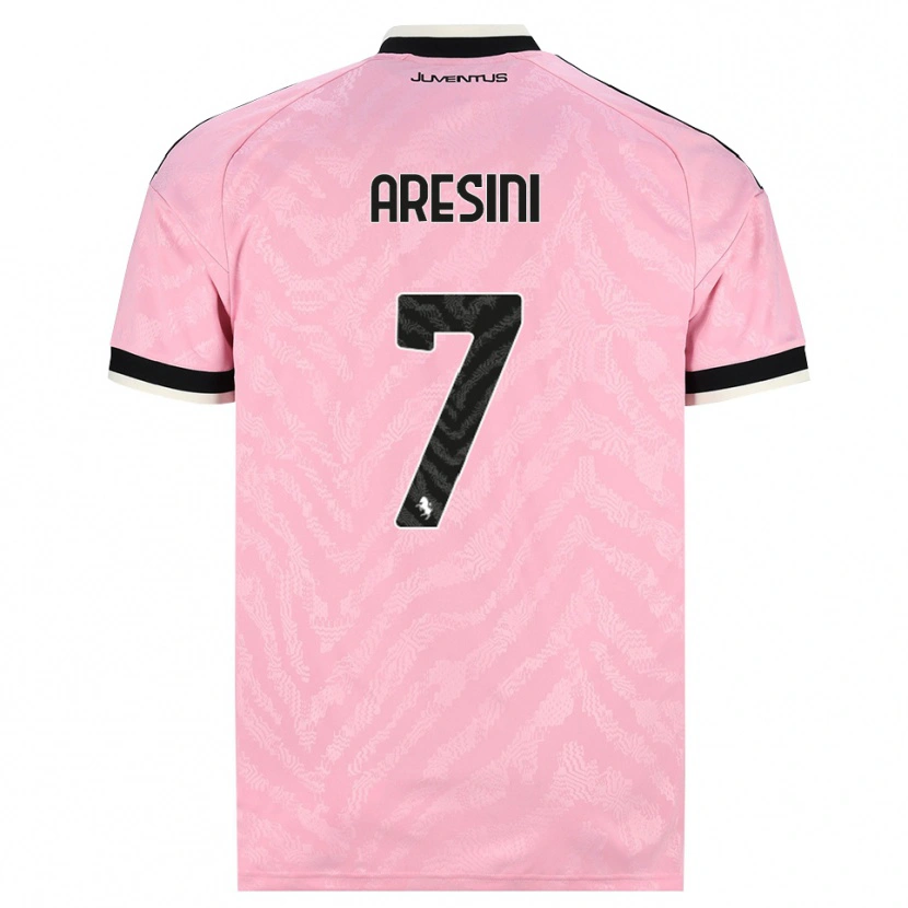 Danxen Homem Camisola Raffaele Aresini #7 Preto Rosa Alternativa 2026/27 Camisa