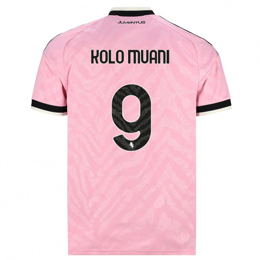 Danxen Homem Camisola Randal Kolo Muani #9 Preto Rosa Alternativa 2026/27 Camisa