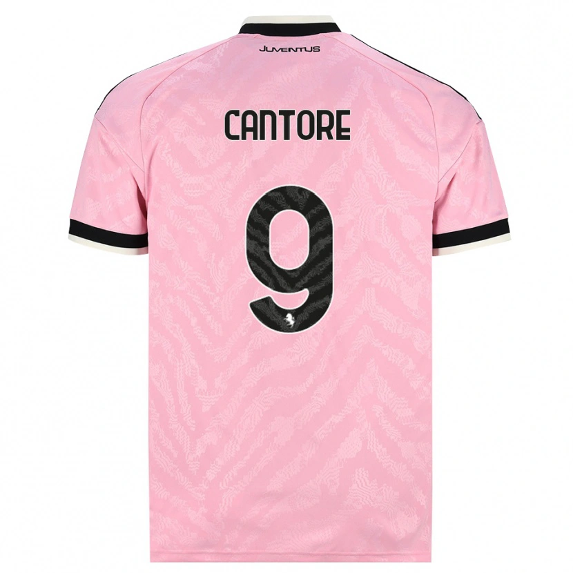 Danxen Homem Camisola Sofia Cantore #9 Preto Rosa Alternativa 2026/27 Camisa