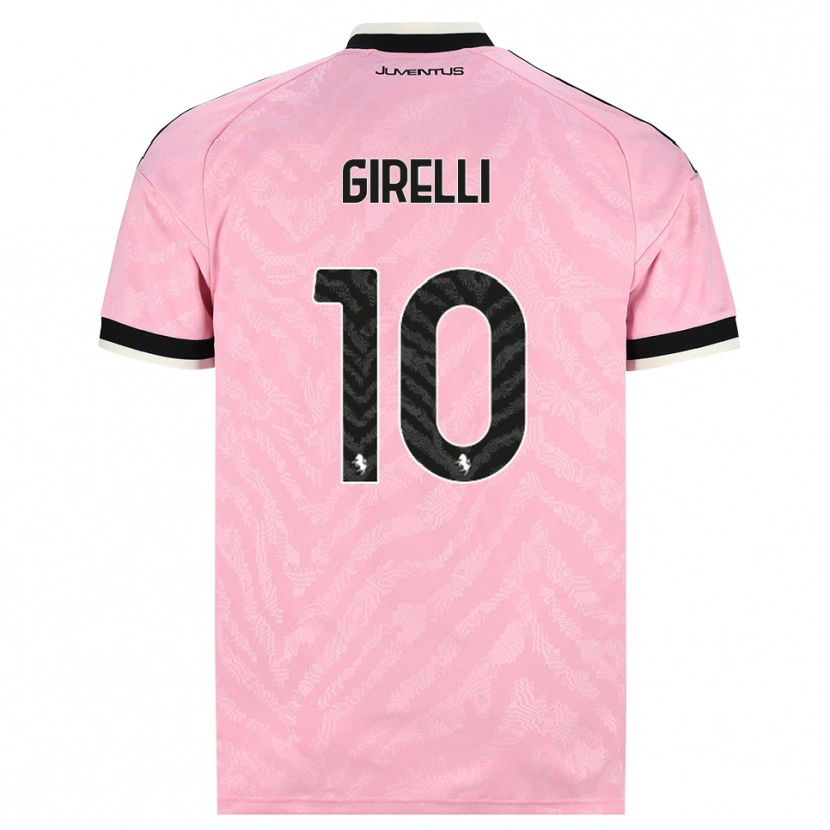 Danxen Homem Camisola Cristiana Girelli #10 Preto Rosa Alternativa 2026/27 Camisa