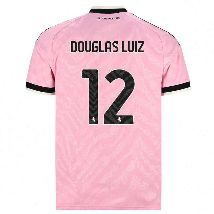 Danxen Homem Camisola Douglas Luiz #12 Preto Rosa Alternativa 2026/27 Camisa