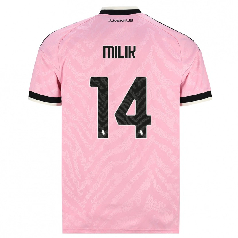 Danxen Homem Camisola Arkadiusz Milik #14 Preto Rosa Alternativa 2026/27 Camisa
