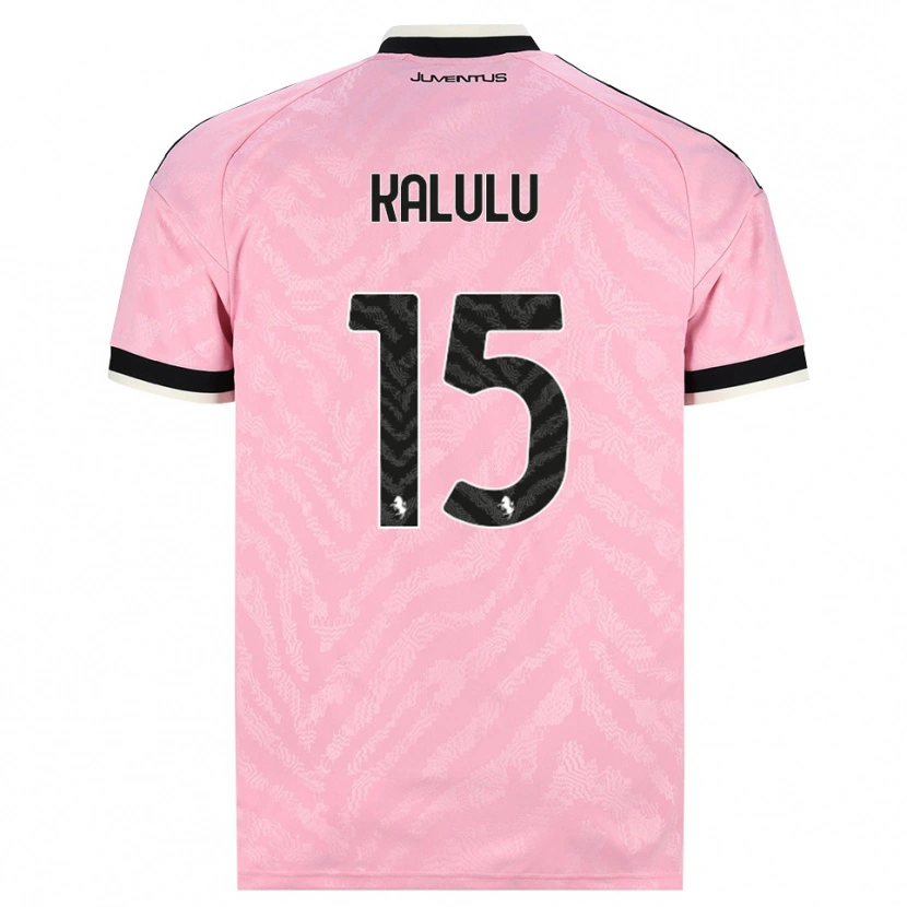 Danxen Homem Camisola Pierre Kalulu #15 Preto Rosa Alternativa 2026/27 Camisa