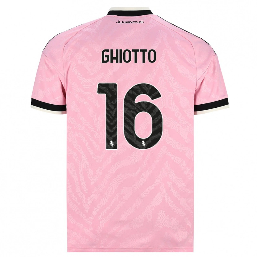 Danxen Homem Camisola Alessandro Ghiotto #16 Preto Rosa Alternativa 2026/27 Camisa
