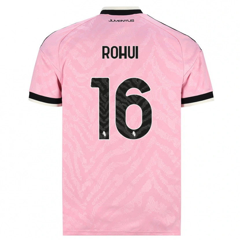 Danxen Homem Camisola Jonas Rohui #16 Preto Rosa Alternativa 2026/27 Camisa