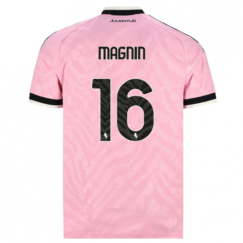 Danxen Homem Camisola Pauline Peyraud-Magnin #16 Preto Rosa Alternativa 2026/27 Camisa